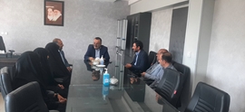 دیدار مدیر و کارکنان هسته گزینش دانشگاه علوم پزشکی شهرکرد با معاونت توسعه دانشگاه 